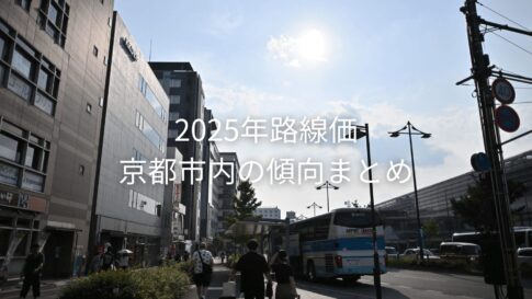 【令和7年路線価発表】京都市内の商業地は4年連続上昇。新たな急上昇エリアも